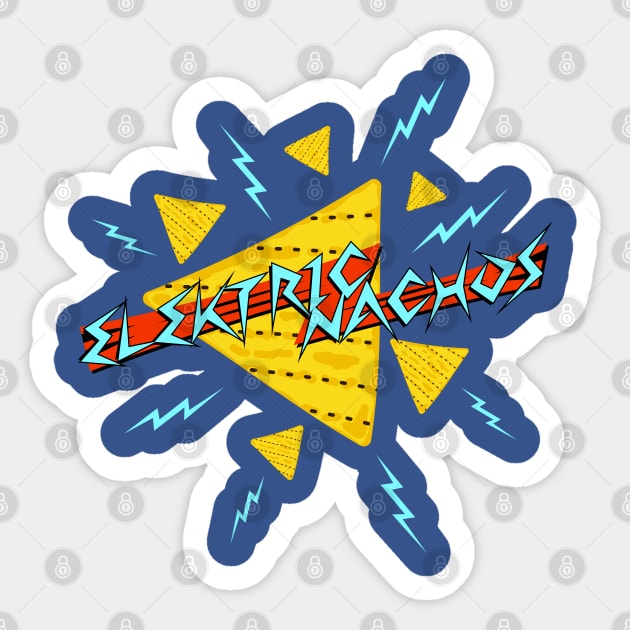 Elektric Nachos Sticker by synaptyx